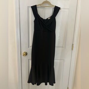 Black Sleeveless Evening Dress - Classic Black